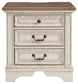 Realyn Three Drawer Night Stand