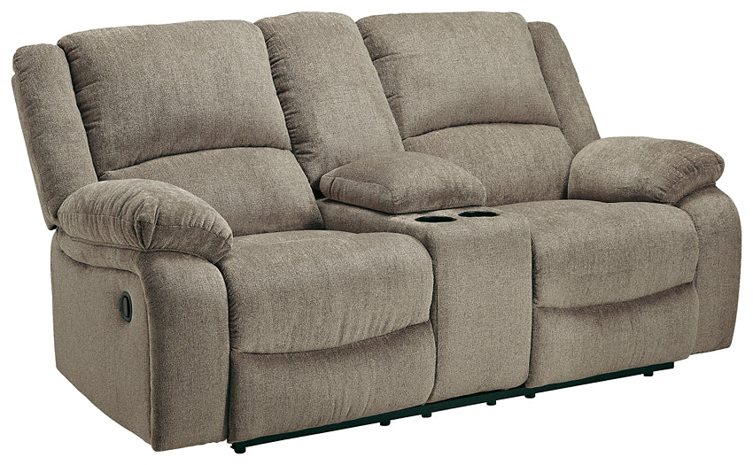 Draycoll DBL Rec Loveseat w/Console