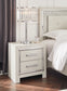 Zyniden Two Drawer Night Stand