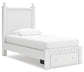 Mollviney Twin Panel Storage Bed with Dresser and Nightstand