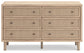 Cielden Full Panel Bed with Dresser and Nightstand