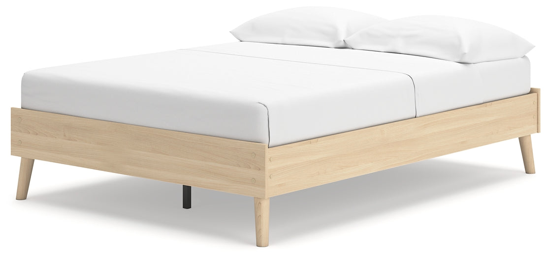 Cabinella Full Platform Bed with 2 Nightstands