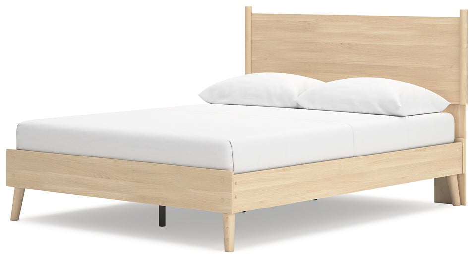 Cabinella Queen Platform Panel Bed with Dresser