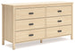 Cabinella Queen Platform Panel Bed with Dresser, Chest and 2 Nightstands