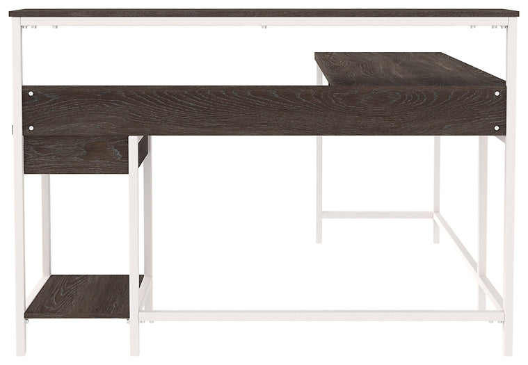 Dorrinson L-Desk with Storage