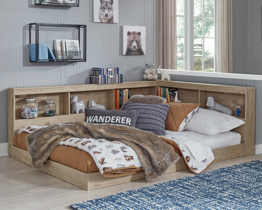 Oliah  Bookcase Storage Bed