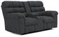 Wilhurst Double Rec Loveseat w/Console