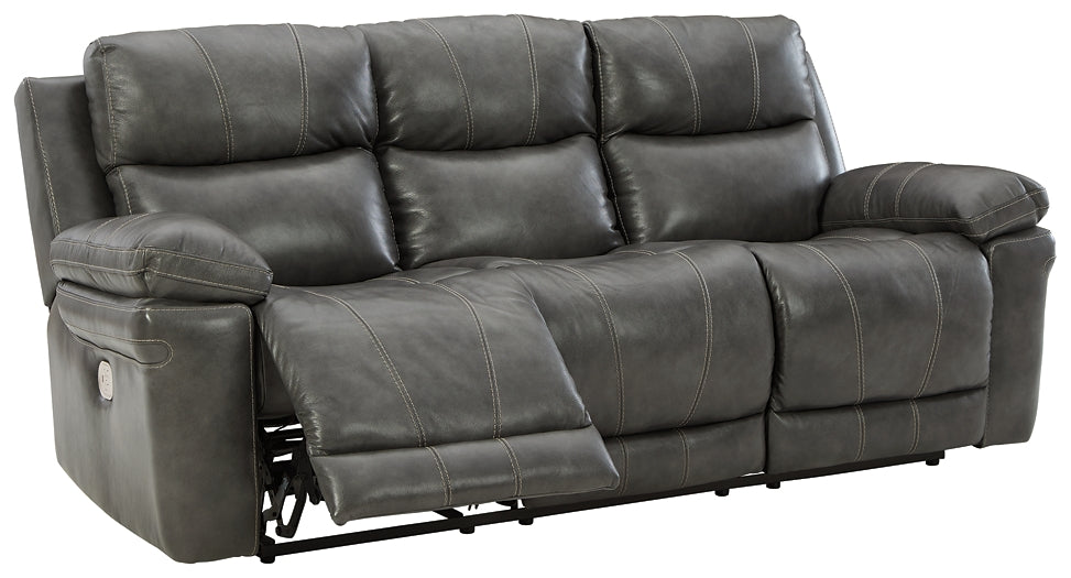 Edmar PWR REC Sofa with ADJ Headrest