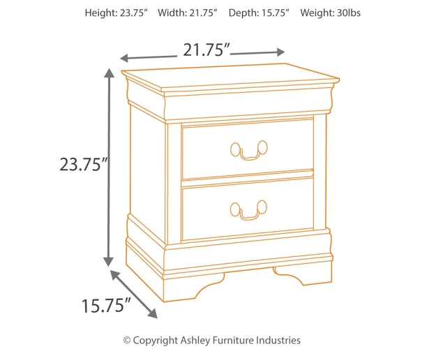 Alisdair King Sleigh Bed with 2 Nightstands