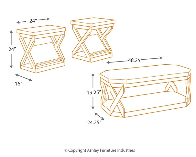 Radilyn Occasional Table Set (3/CN)